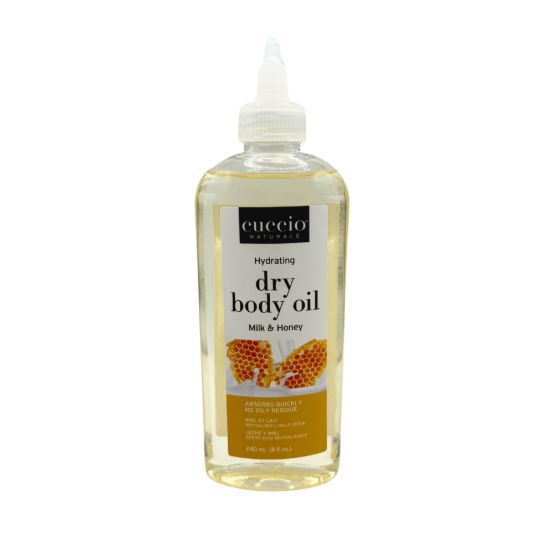 Cuccio - Rejuvenating Dry Body Oil - Milk & Honey 8 oz - Body & Skin at Beyond Polish