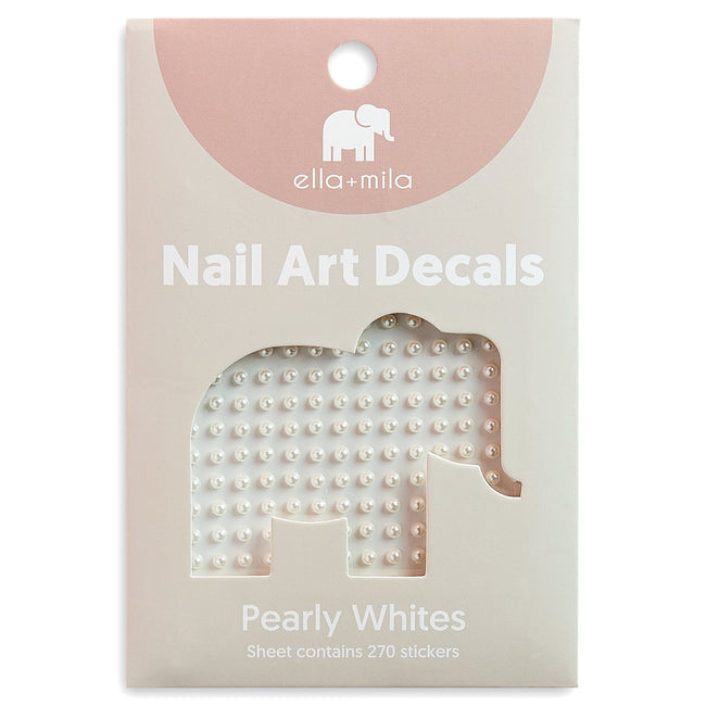 ella+mila - Nail Art Decal - Pearly Whites - Nail Art at Beyond Polish