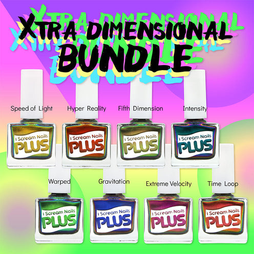 I Scream Nails - Xtra Dimensional Collection Bundle ISN PLUS - Nail Lacquer at Beyond Polish