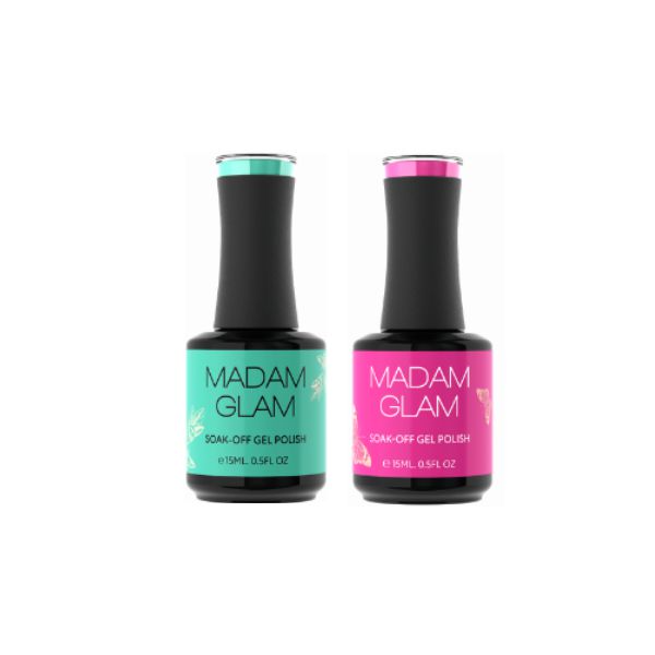 Madam Glam - Gel Polish - Minty Mirage & Pink Frenzy - Gel Polish at Beyond Polish