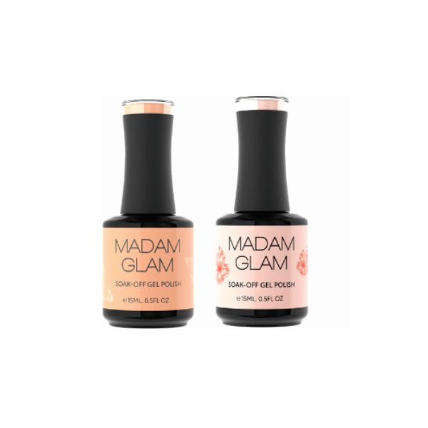 Madam Glam - Gel Polish - Peach Fuzz & Chic Rose - Gel Polish at Beyond Polish